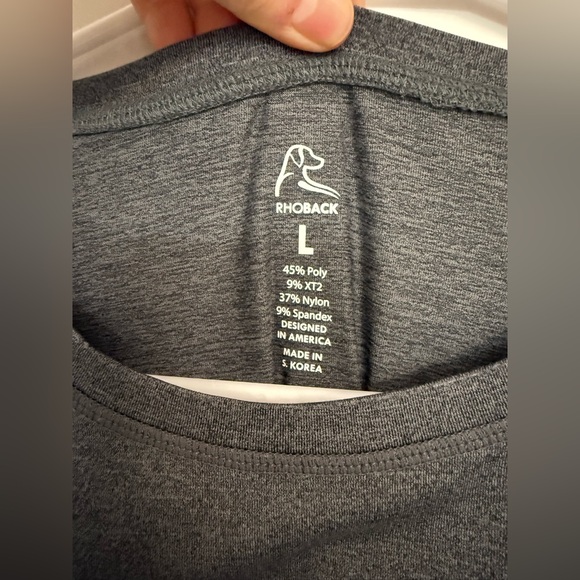 Rhoback Men’s Blitz Tech Short sleeve Tee L - Picture 2 of 3